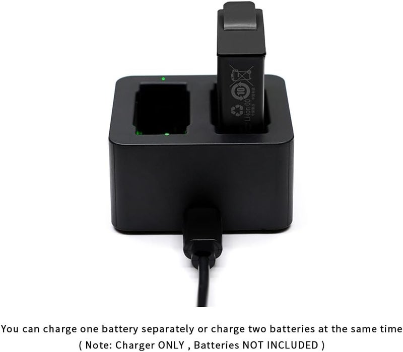 MAXCAM Dual Battery Charger with Type-C USB Cable for GoPro Hero 13 Black Enduro Battery - Image 5